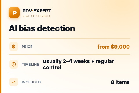 AI bias detection — price, timeline & scope