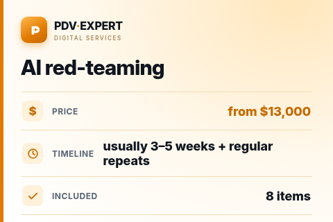 AI red-teaming — price, timeline & scope