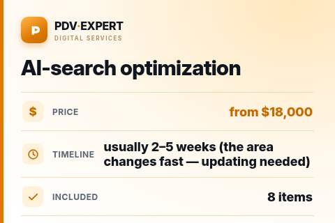 AI-search optimization — price, timeline & scope