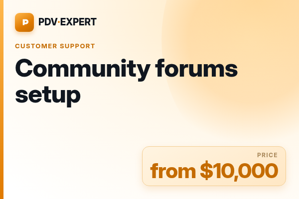 Community forums setup