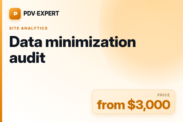 Data minimization audit