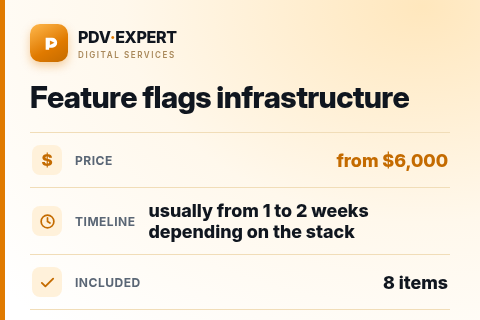 Feature flags infrastructure — price, timeline & scope
