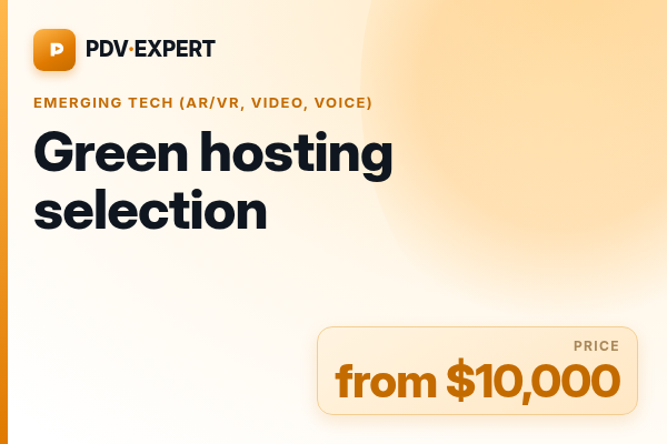 Green hosting selection