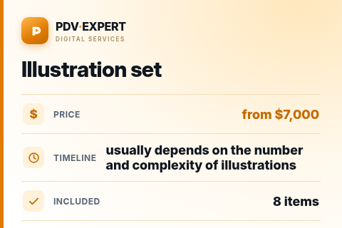Illustration set — price, timeline & scope
