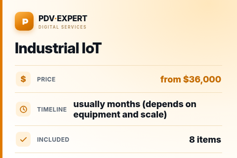 Industrial IoT — price, timeline & scope