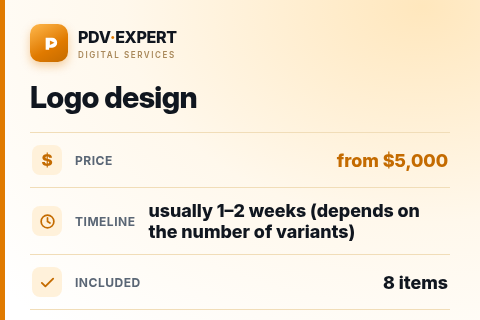 Logo design — price, timeline & scope