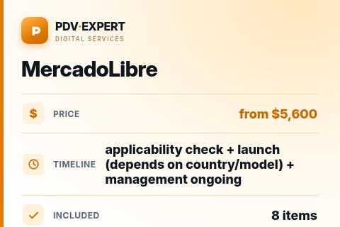 MercadoLibre — price, timeline & scope