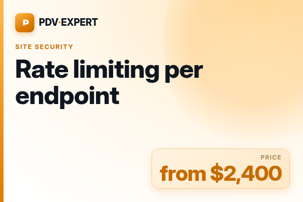 Rate limiting per endpoint