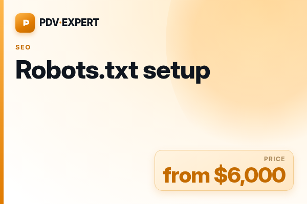 Robots.txt setup