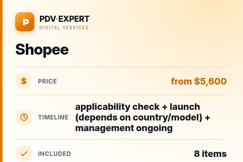 Shopee — price, timeline & scope