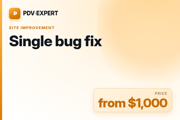 Single bug fix