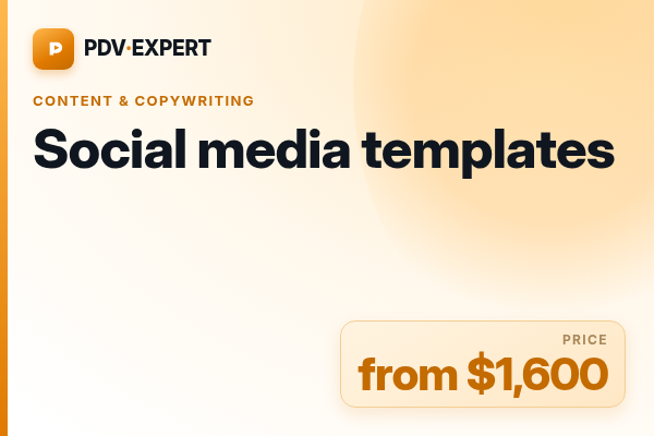 Social media templates