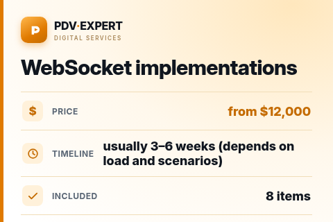 WebSocket implementations — price, timeline & scope